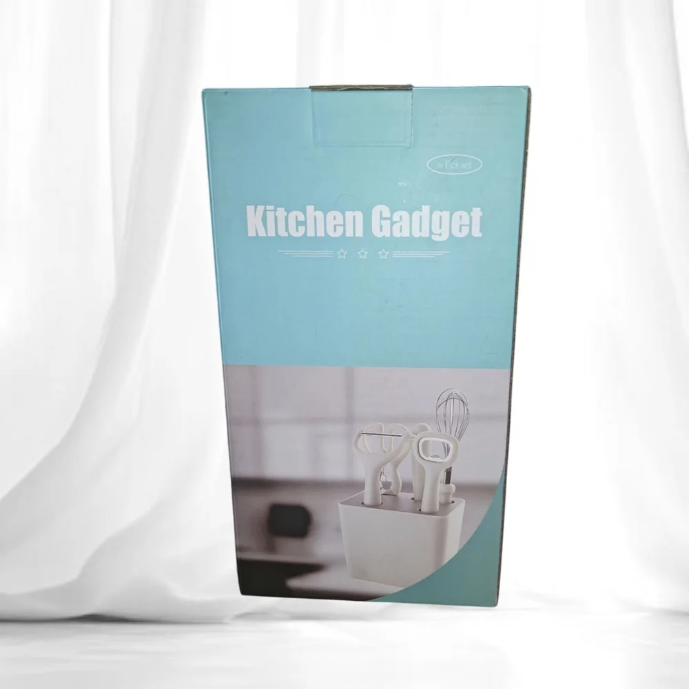 Kitchen Gadget ~ Small Tool Set for Your Kitchen with Storage. 6 Pcs NWT